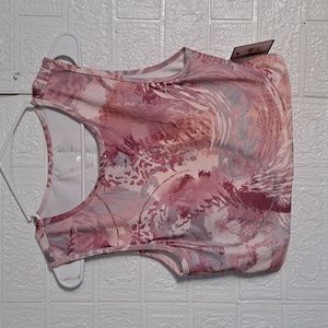 Laundry by Shelli Segal Shelf Bra Tank Top Large